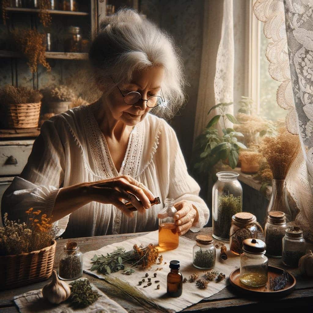 תרופות סבתא עם צוף צמחים
